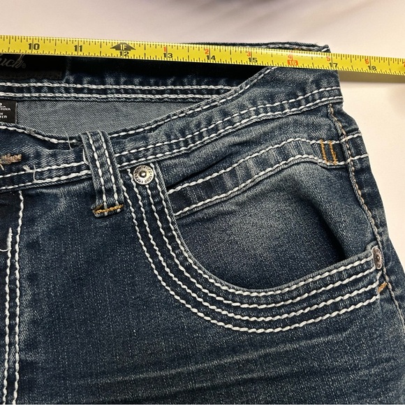 True Luck Mens Size‎ 34 x 30 Bootcut Heavy Stiching Jeans - Picture 10 of 16